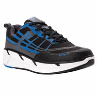 PROPET Men's Ultra Athletic Shoe in black blue - men's shoe - detail view