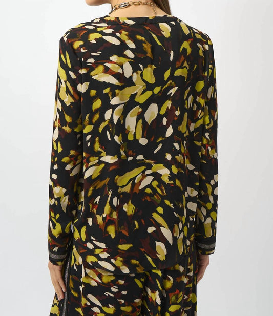 Joseph Ribkoff - Animal Print Straight Top