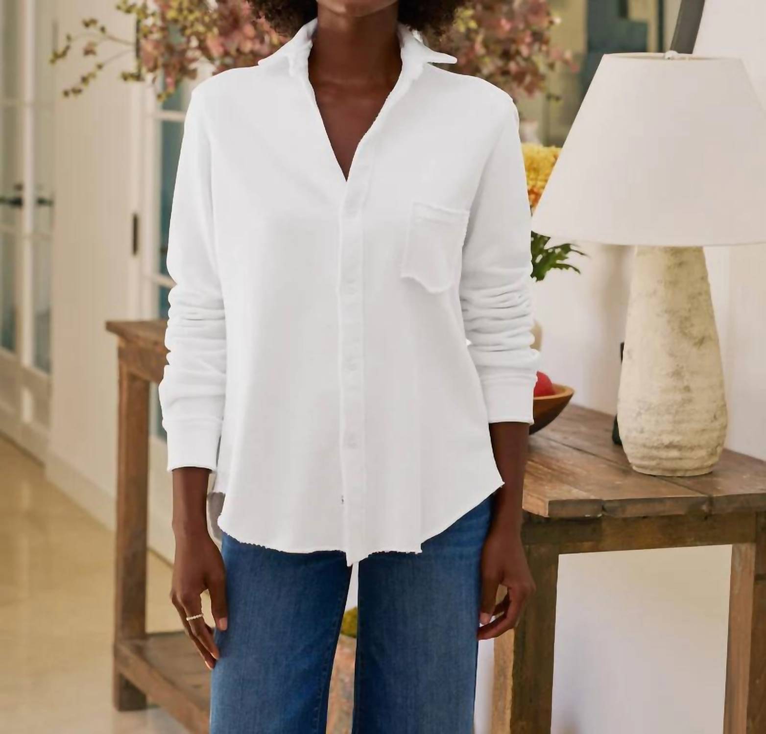 Frank & Eileen - Eileen Sweatshirt Button-up