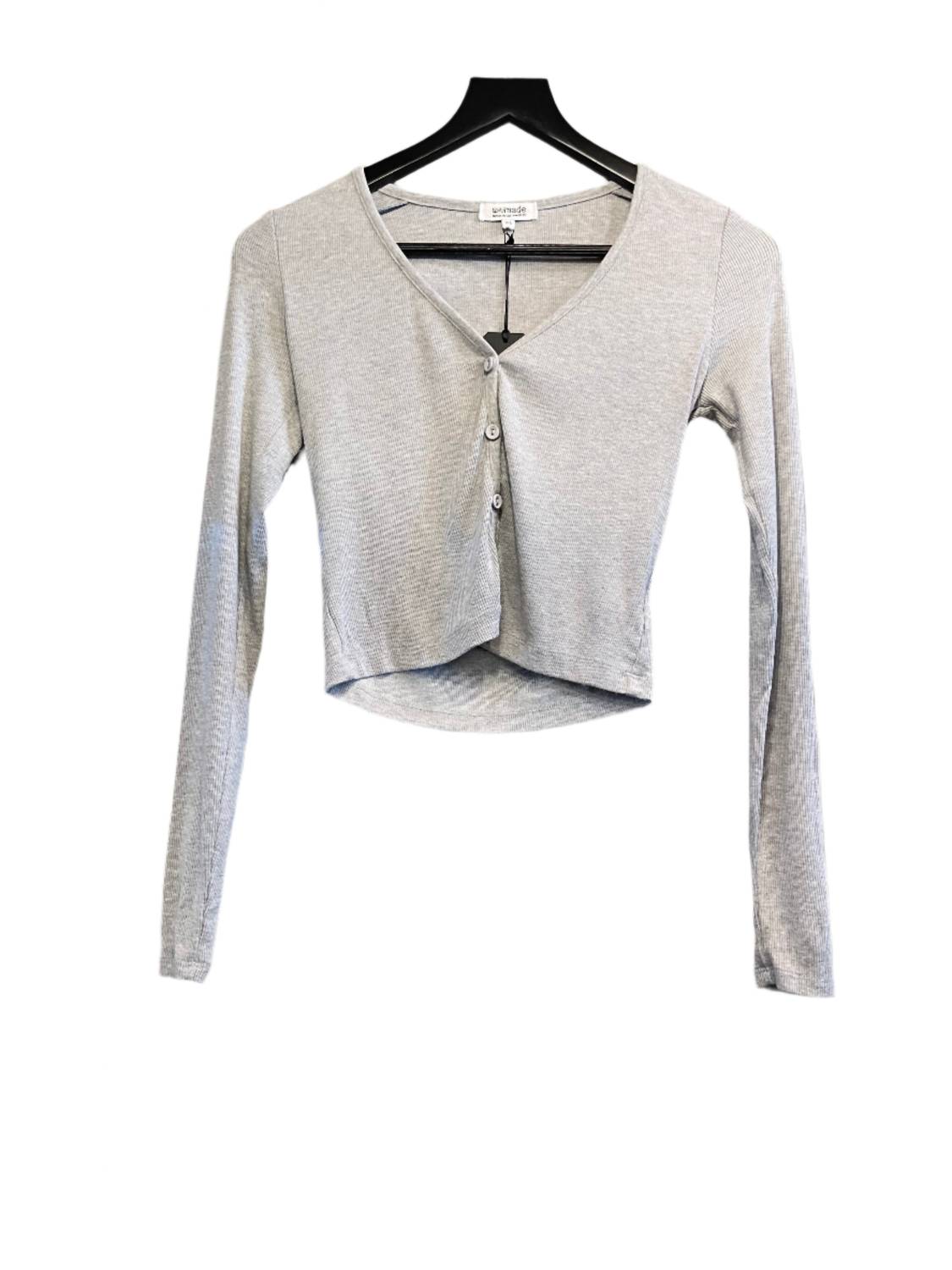 LAmade Women's Sweet V Cardigan in grey - women's cardigan