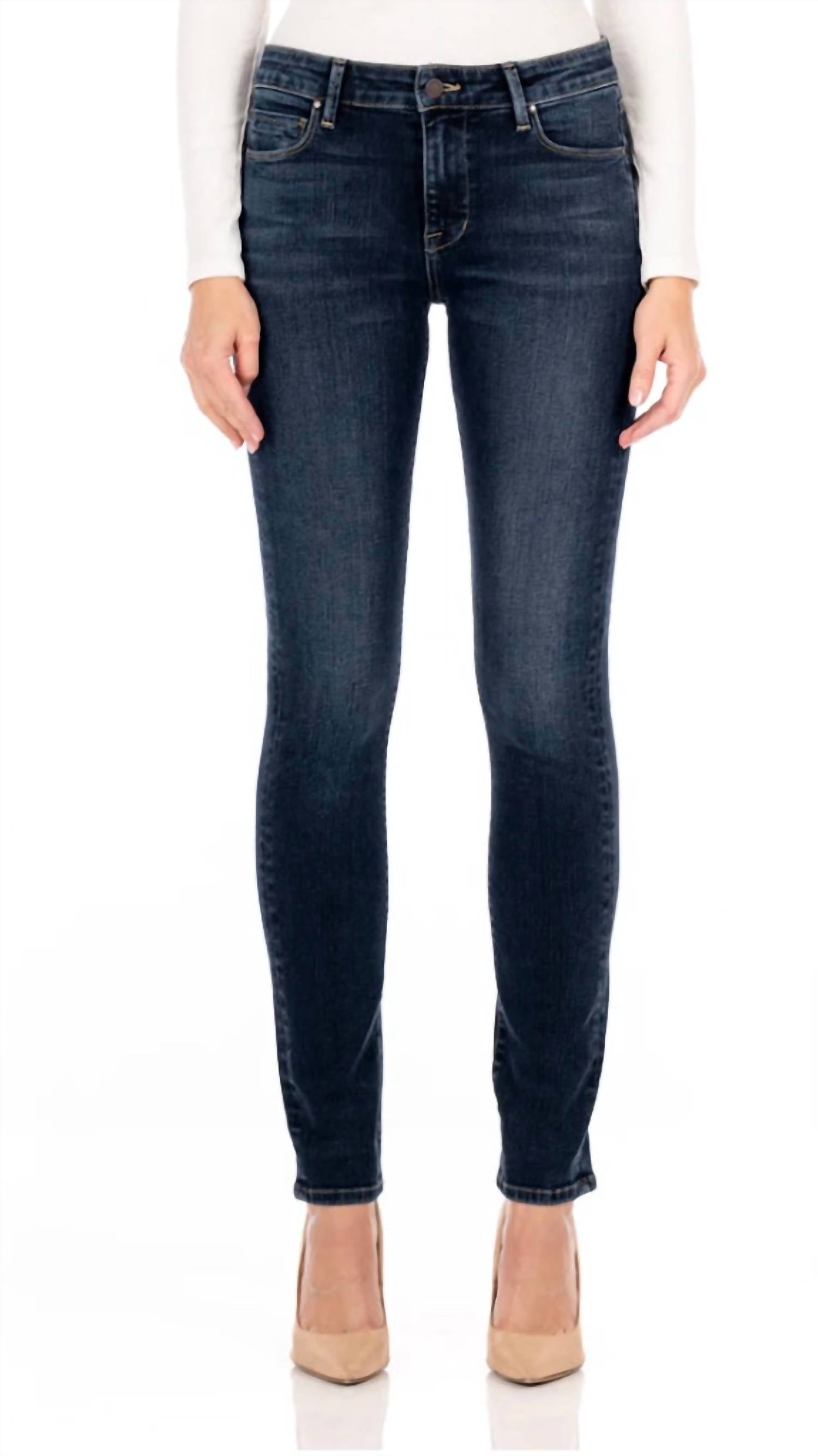 Fidelity - Stevie Mid Rise Straight Leg Jeans