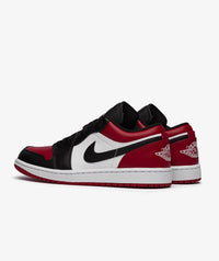 Air Jordan - Men's 1 Low Bred Toe Shoes