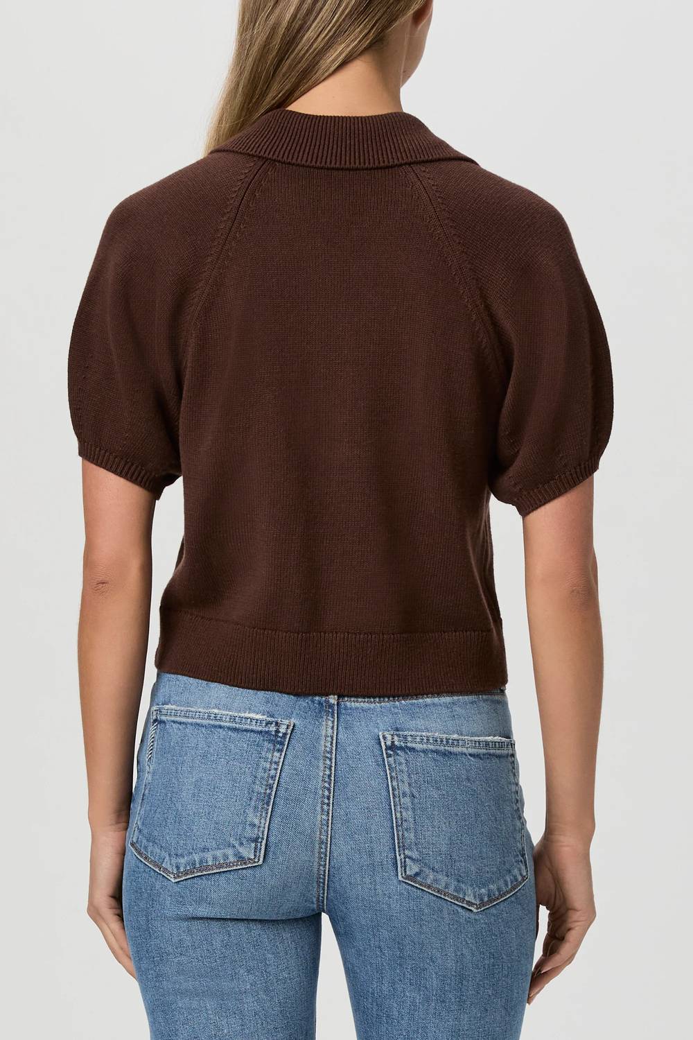 Paige - Birch Polo Sweater