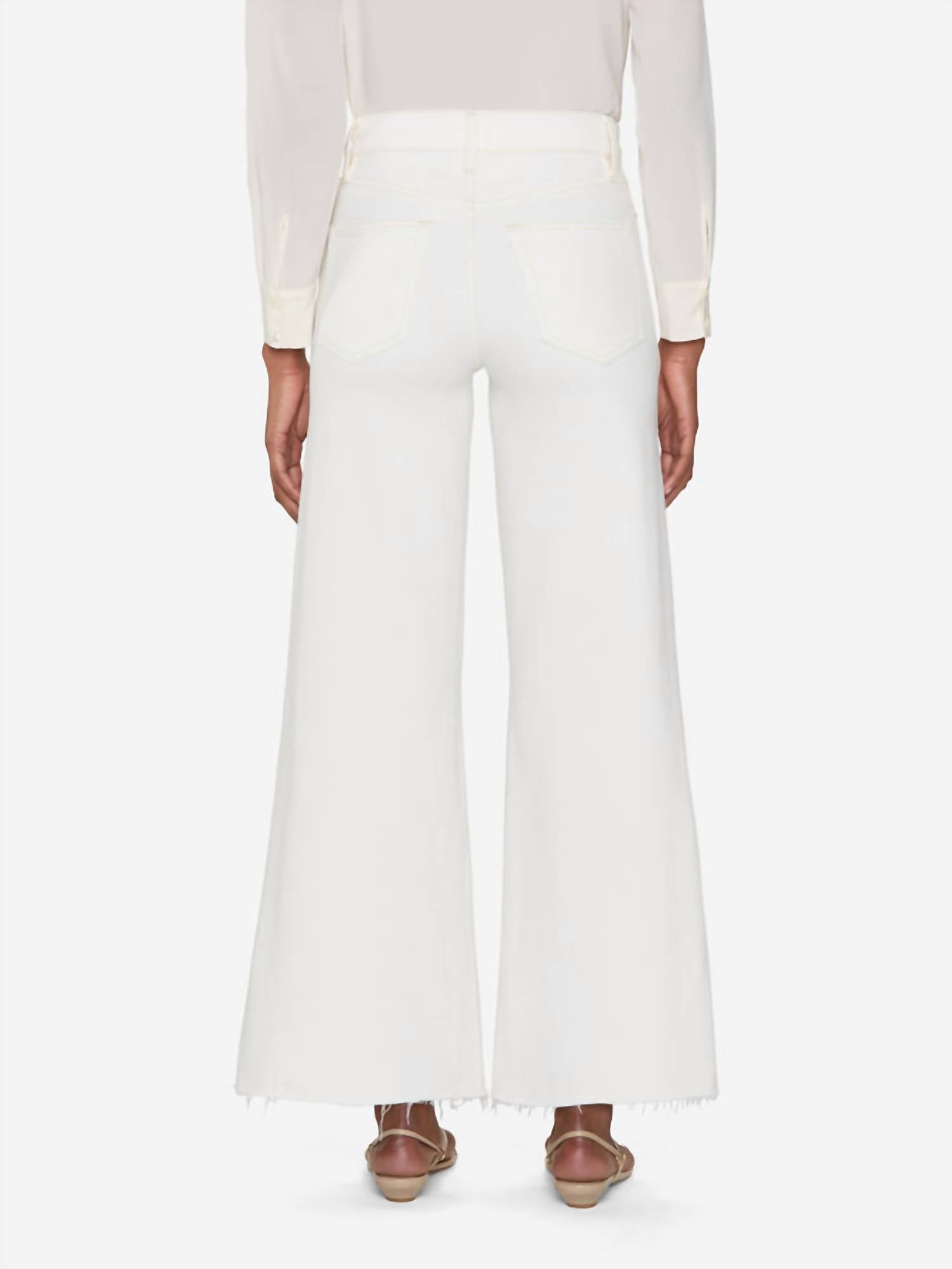 Frame - Le Palazzo Crop Raw After Jeans