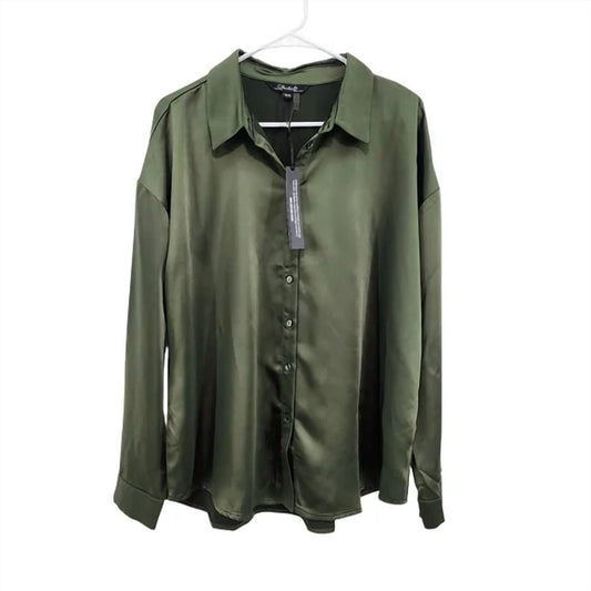 Charlie B - Women's Printed Gusty Satin Shirt