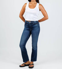 Goldie - Cotton Variegated Rib Crop Tank