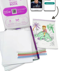 Paintable Pictures - Kid's Colorables Create Your Own Book Kit