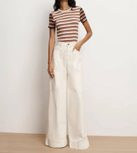 Veronica Beard - Freddy High Rise Extra Wide Leg Jeans