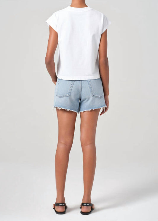 Agolde - Parker Long Denim Short