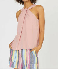 Cross Halter Neck Top