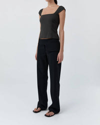 St. Agni - Wool Cap Sleeve Top