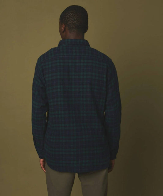 Hartford - Double Face Flannel Percey Overshirt