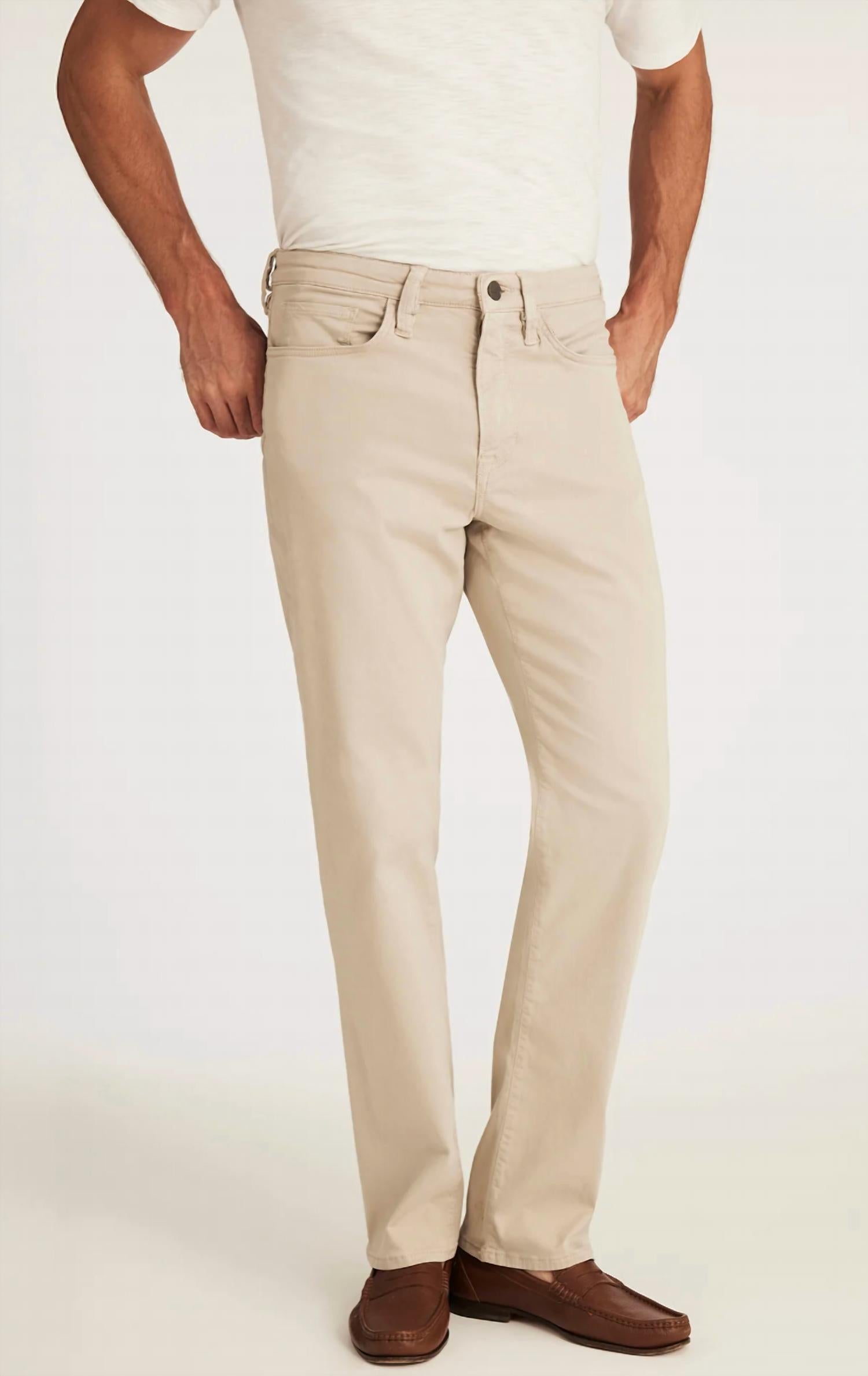 34 Heritage Charisma Relaxed Straight Pants in dawn twill - men's pants