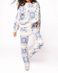 Queen Of Sparkles - Patchwork Top & Pants Set
