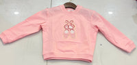 Lulu Bebe Girl's Ana Top in ballet - kids' sweater