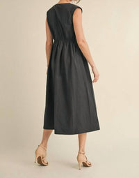 Jodifl - Poplin Midi Dress With Pockets
