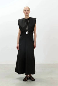 Alysi - Long Poplin Maxi Dress
