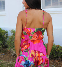 Skies Are Blue - Braided Strap Maxi Dress
