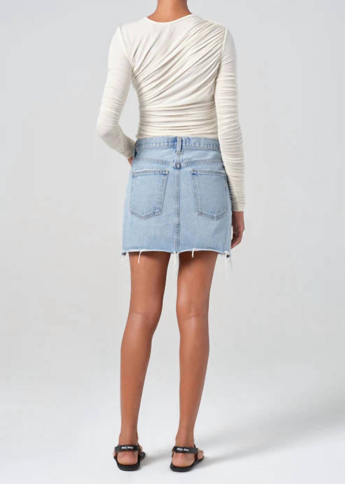 Agolde - V-Waist Mini Skirt