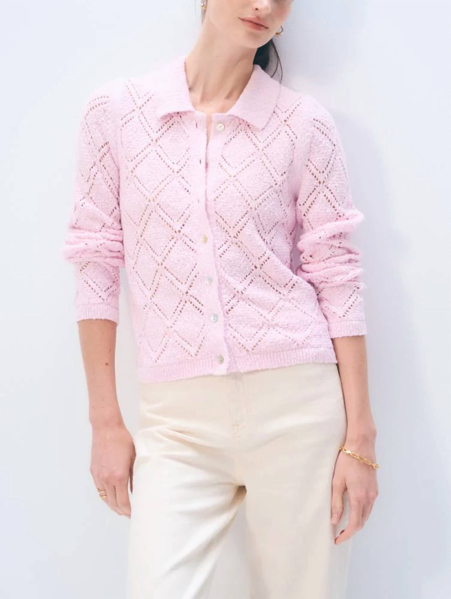 White + Warren - Cotton Pointelle Shirt