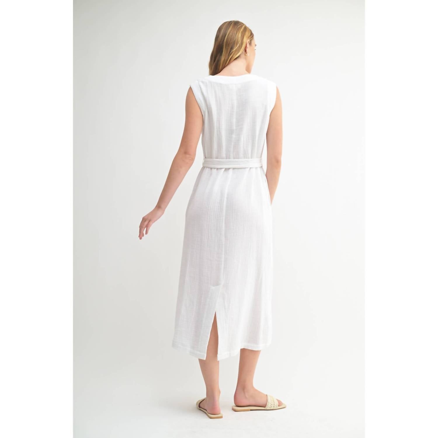 Fun 2 Fun - Gauze Midi Dress