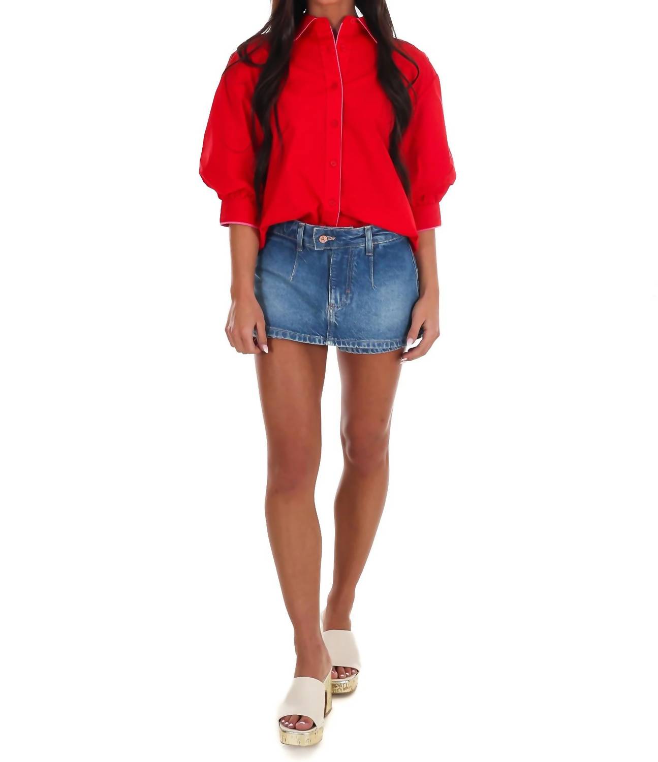 Day + Moon - Women's Crush Worthy Button Down Top