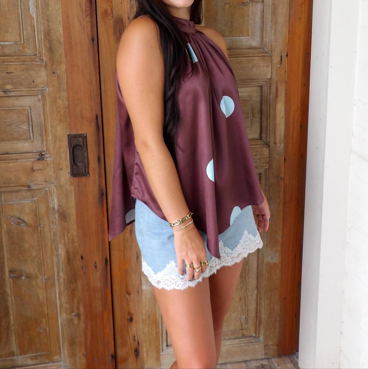 Day + Moon - The Colette Halter Top
