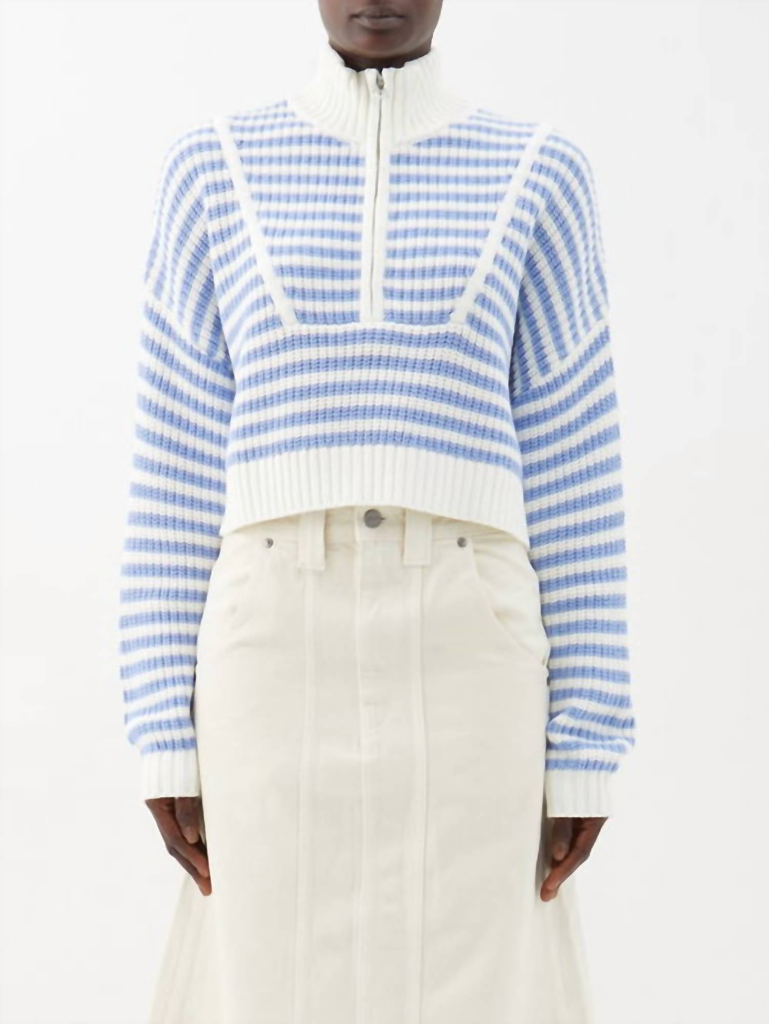 Staud - Hampton Cropped Sweater