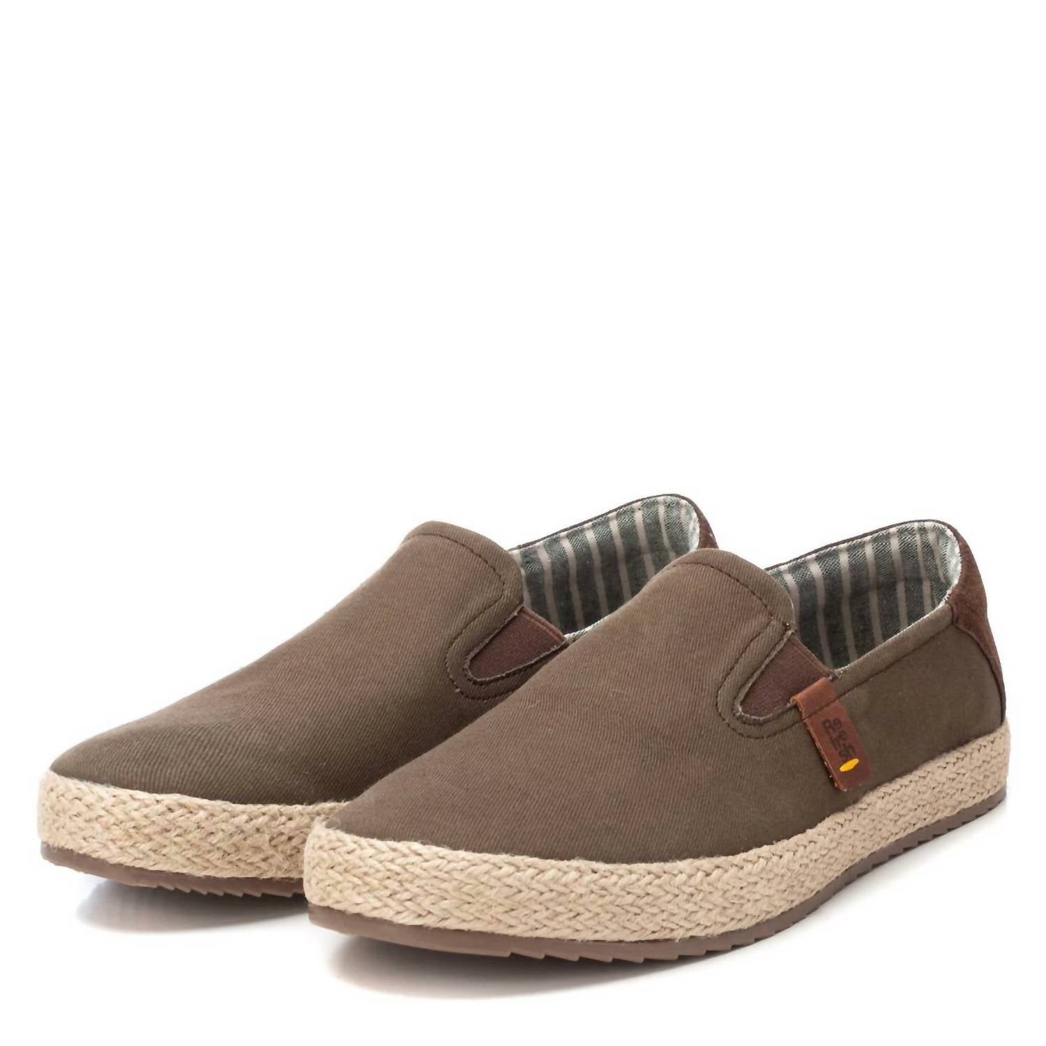 Xti Men's Canvas Boat Shoes in dark green - men's sneaker - view 4