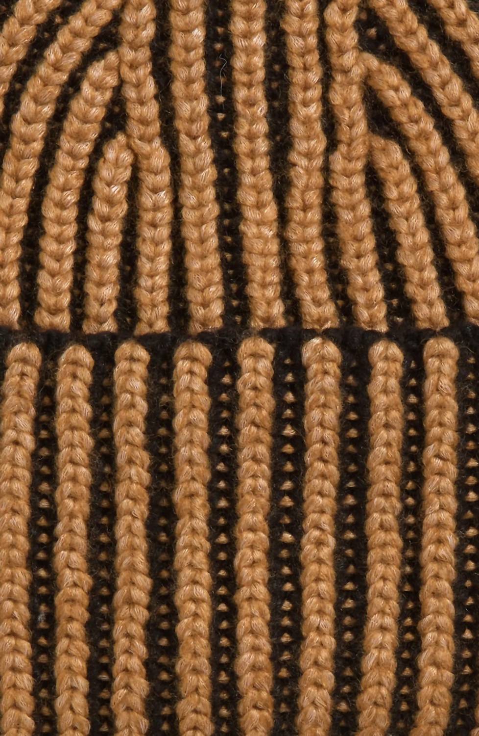 UGG Women's Chunky Plaited Set in black multi - women's hat - detail view