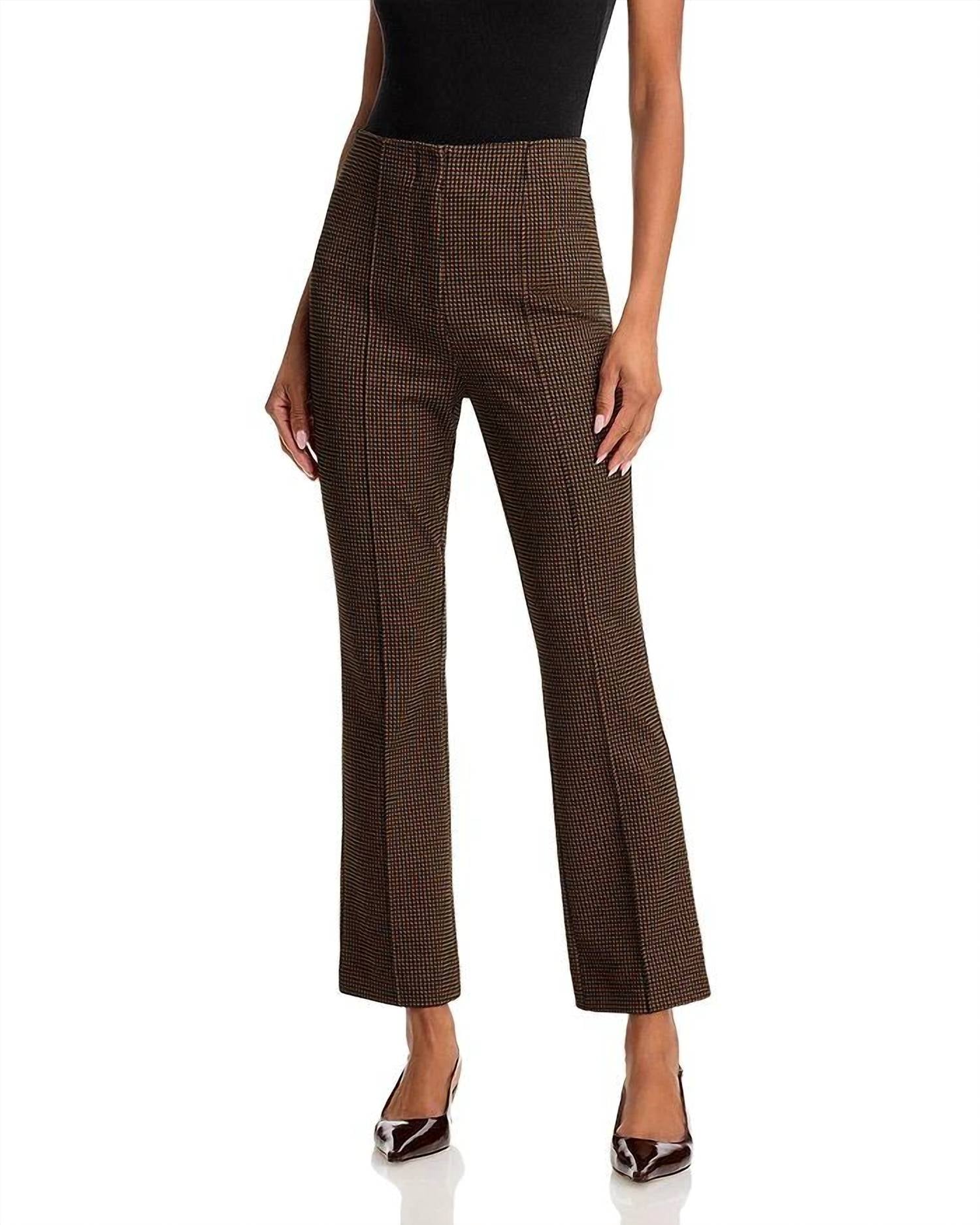 Veronica Beard - Kean Knit Houndstooth Pants