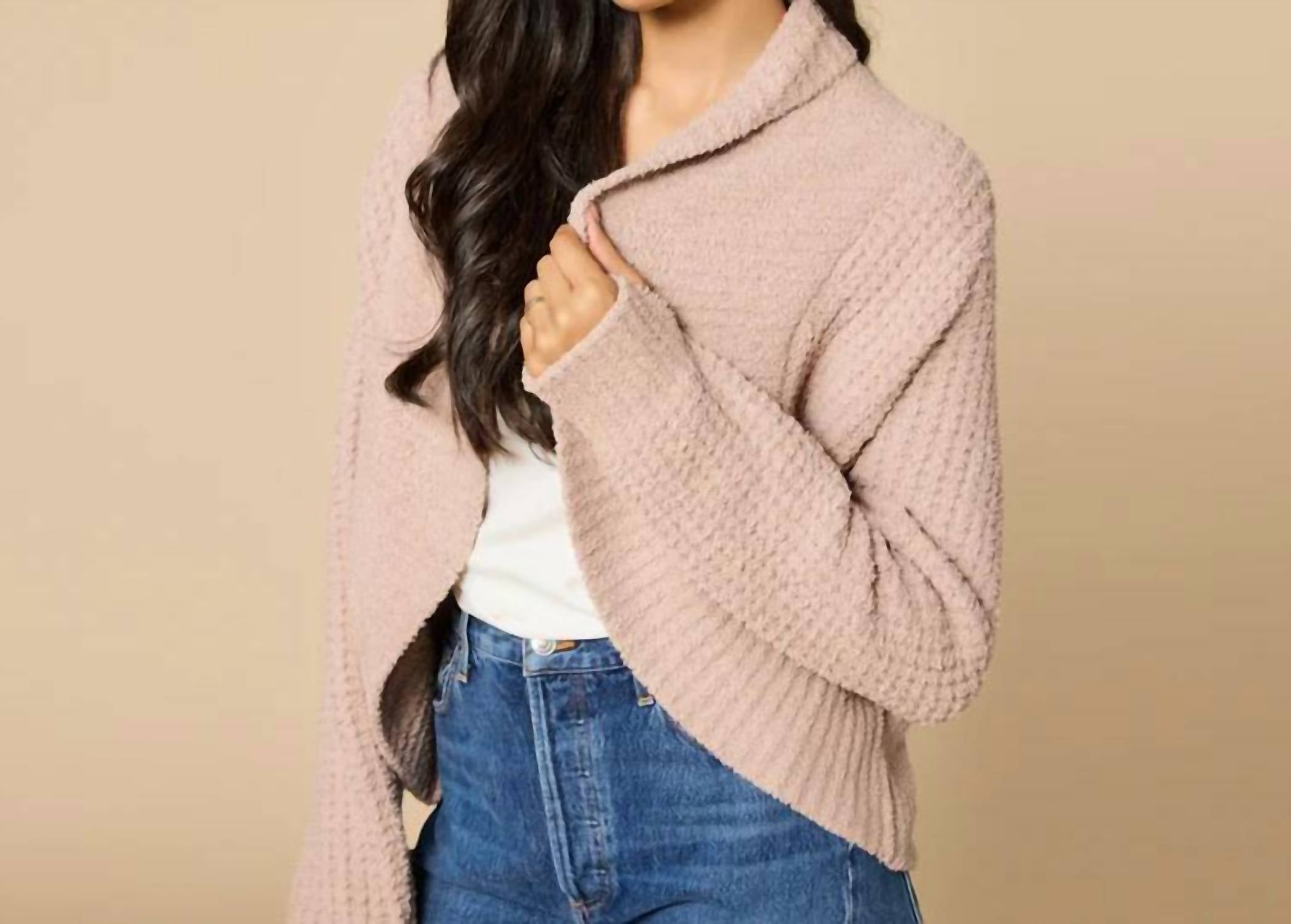 Softies - Waffle Marshmallow Cardigan