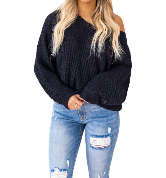 Ee:Some - Confidence Loose Knit Sweater