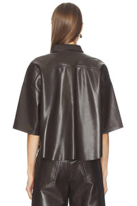 Citizens Of Humanity - Frances Cropped Cape Button Up Top