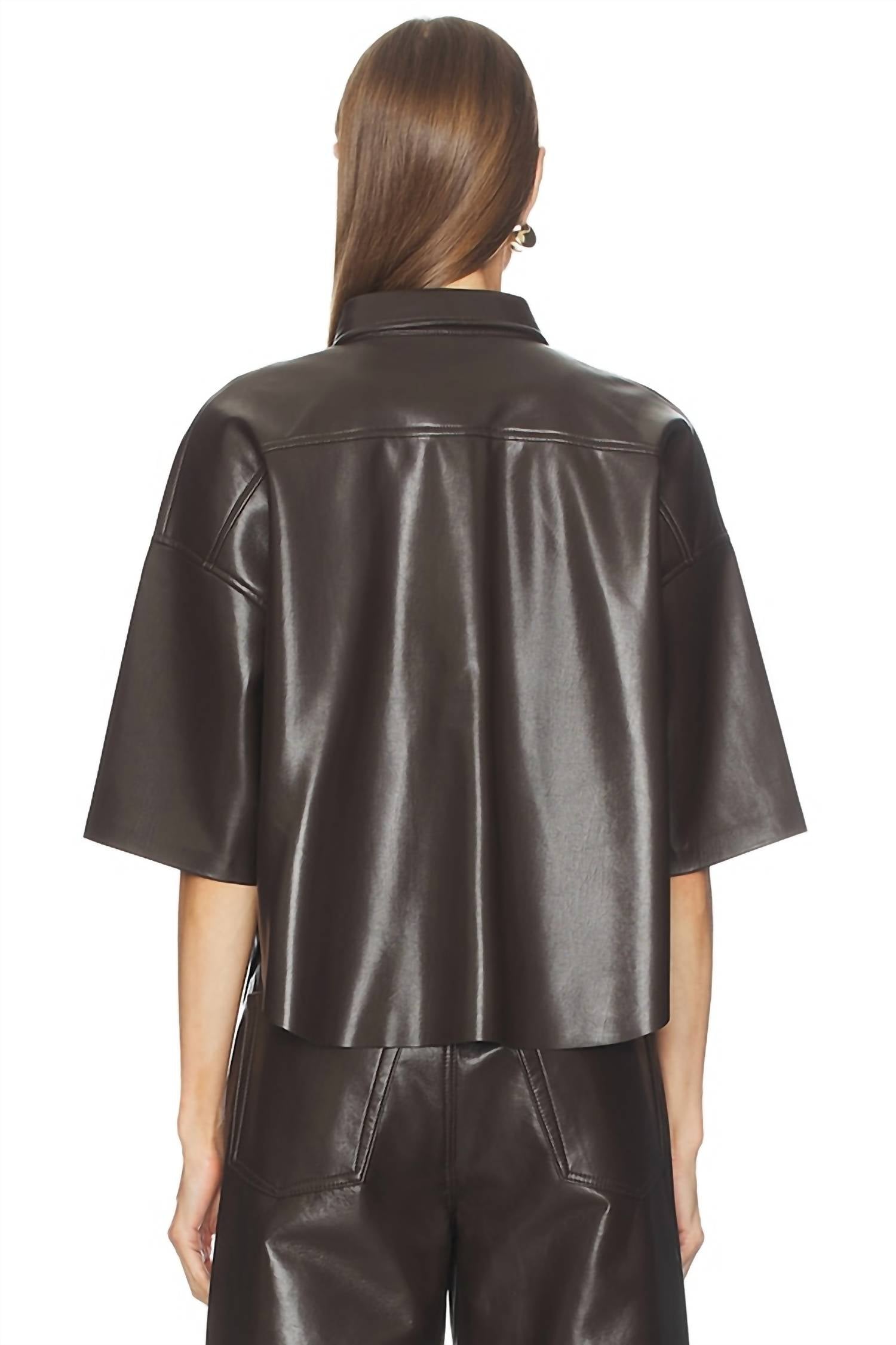 Citizens Of Humanity - Frances Cropped Cape Button Up Top