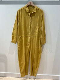Own By Basics - Women's Poplin Jumpsuit With Button Placket