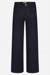 FRAME Le Slim Palazzo Modernist Jeans in rinse - women's jeans - view 5