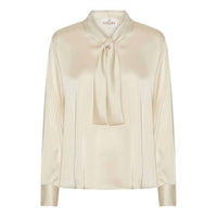 Karmamia Audrey Blouse in semi rich porcelain - women's blouse - alternate view