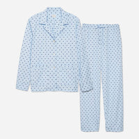 The Sleep Code - Swiss Dot Cotton Long Pj Set