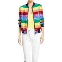 Alice + Olivia - Sequin Bomber Jacket