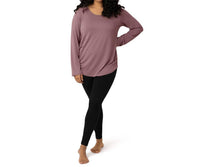 Kindred Bravely Bamboo Nursing And Maternity Long Sleeve T-shirt in twilight - women's long sleeve top