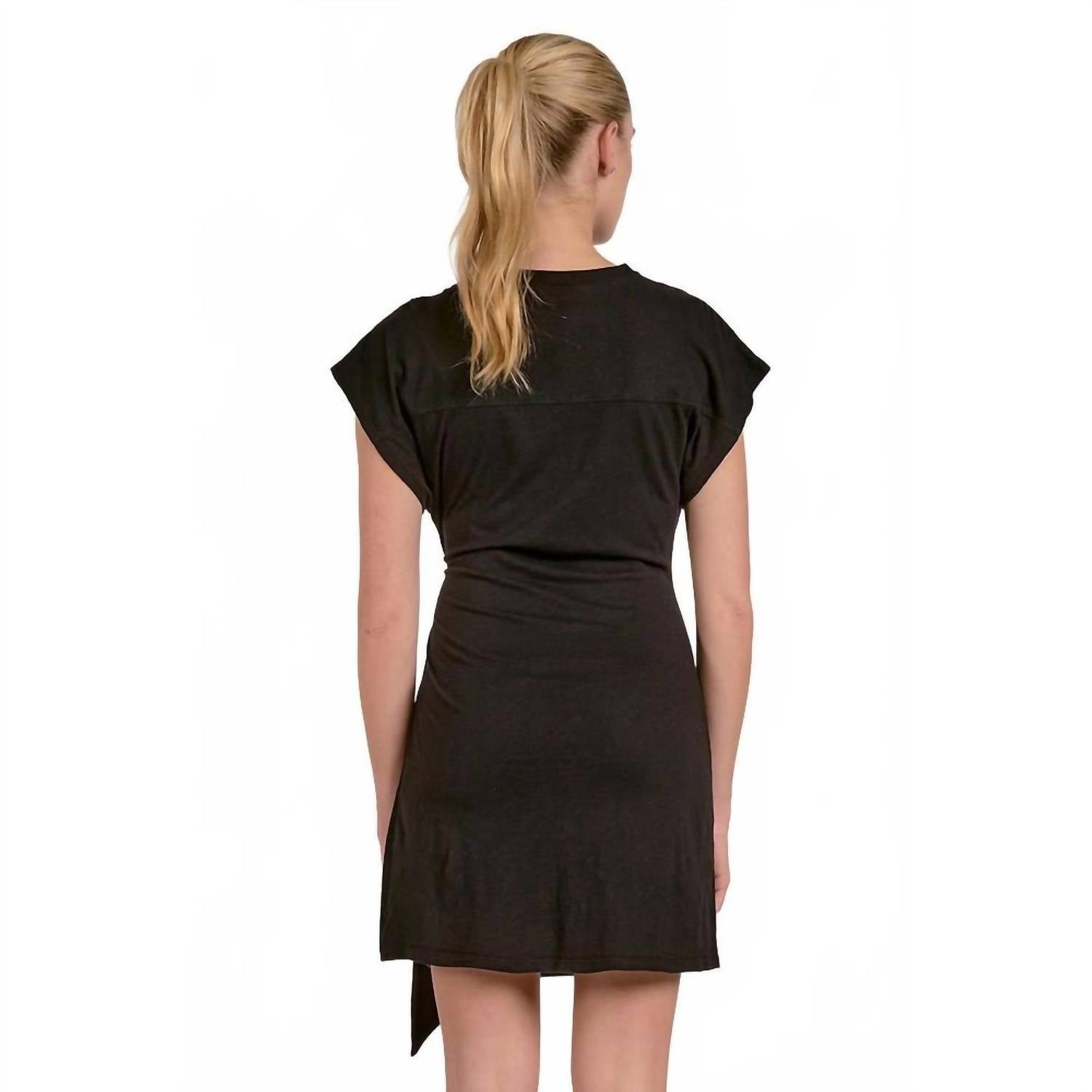Elan - Side Tie Mini Dress
