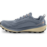 Topo Athletic Women's Terraventure 5 Trail Running Shoe in grey peach - women's shoe - detail view