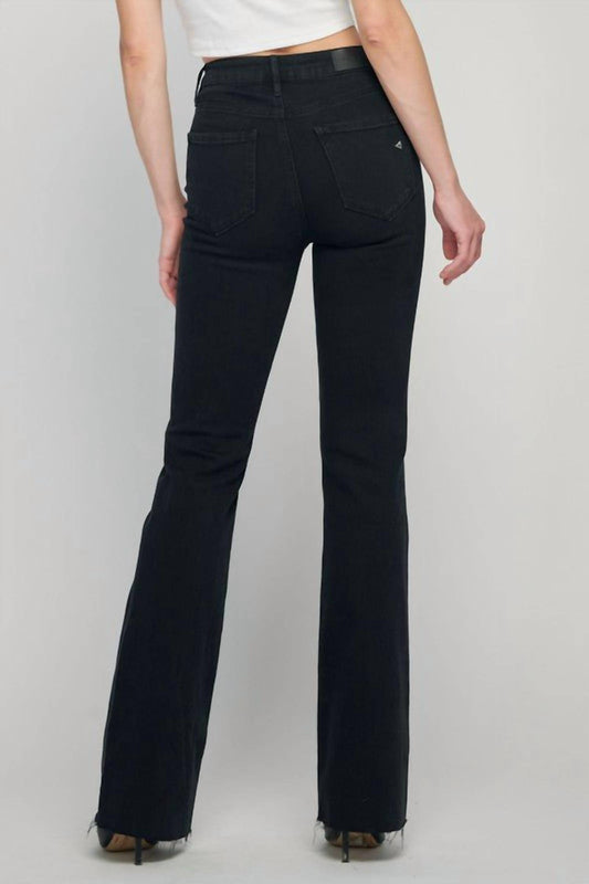 Hidden - Happi Raw Hem Flare Jeans