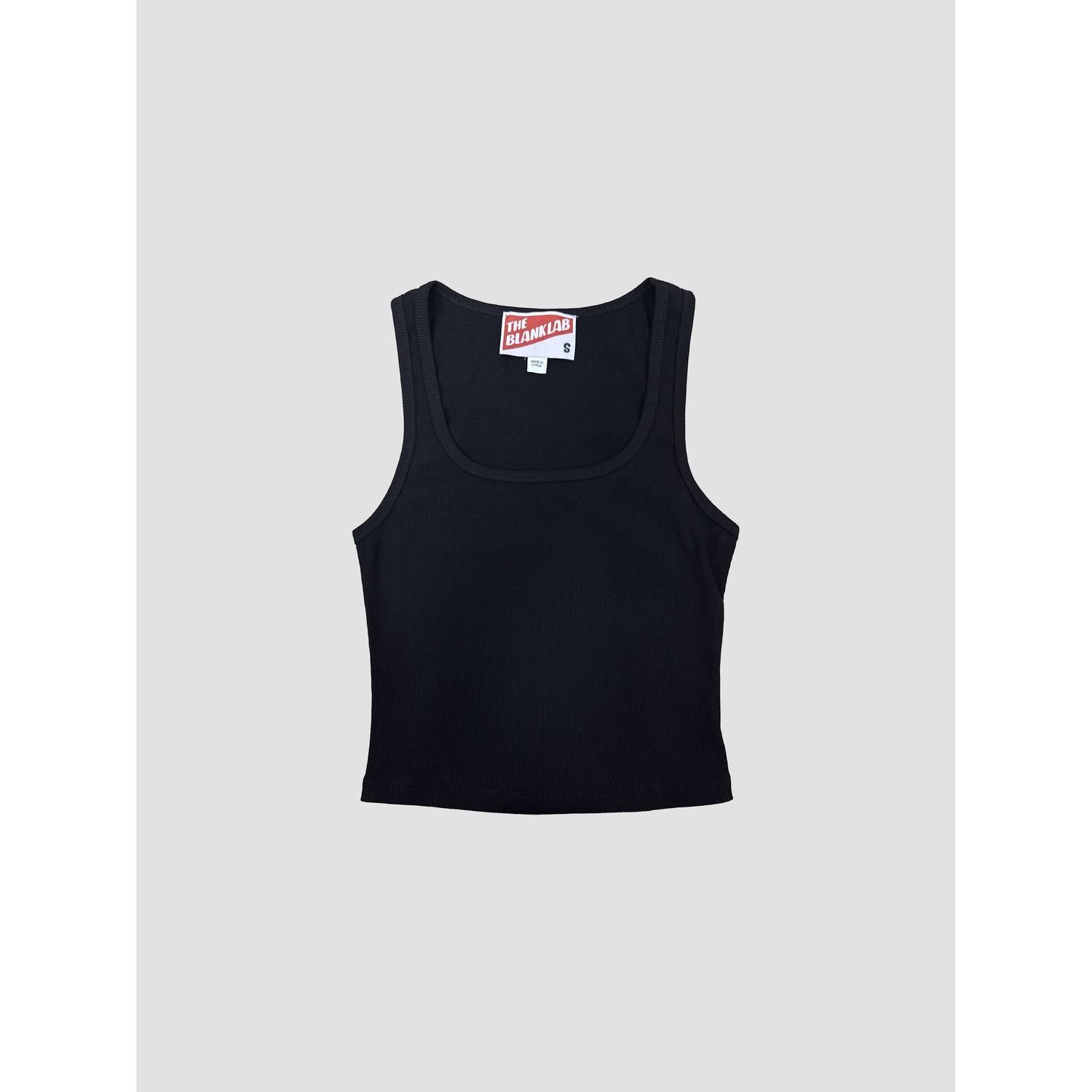 The Blank Lab - Basic Square Neck Cropped Sleeveless Top