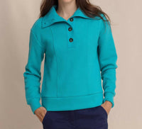 Southern Tide - Tonya Button Mock Pullover