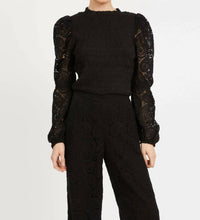 CABALLERO Women's Arabella Top in black - women's long sleeve top