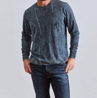 ETRO Paisley Print Sweater in navy - women's sweater