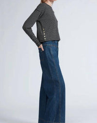 Rag & Bone - Knit Stripe Crewneck Pullover Top