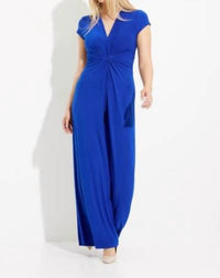 Joseph Ribkoff - Short Sleeve V Neck Jumpsuit